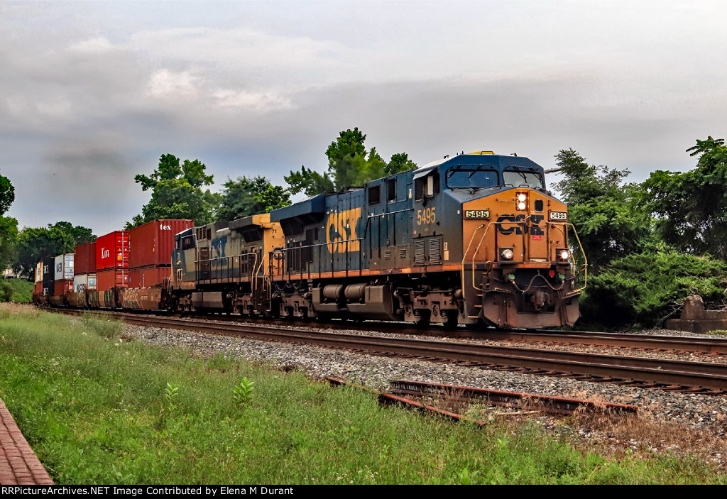 CSX 5495 on I-169